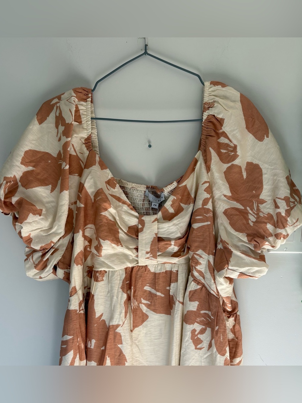 NWT Baltic Born Alona Short Dress in Natural Floral | 2XL - Picture 2 of 9